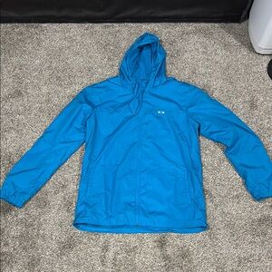 Blue Hooded Jacket by Oakley